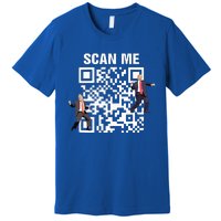 Qr President Trump 4547 Dancing Code Premium T-Shirt