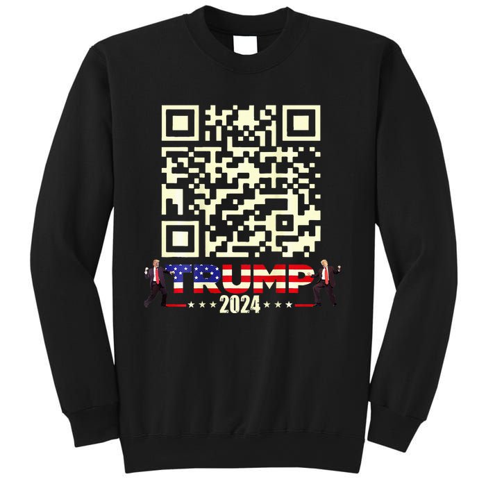 Qr President Trump 4547 Trump Dancing Code Sweatshirt