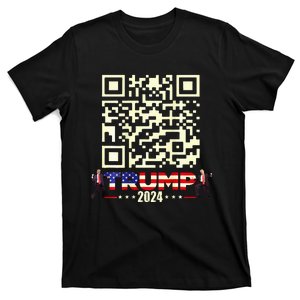 Qr President Trump 4547 Trump Dancing Code T-Shirt