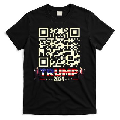 Qr President Trump 4547 Trump Dancing Code T-Shirt