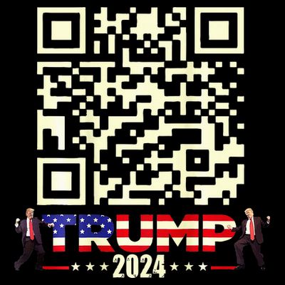 Qr President Trump 4547 Trump Dancing Code T-Shirt
