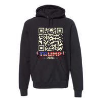 Qr President Trump 4547 Trump Dancing Code Premium Hoodie