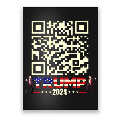 Qr President Trump 4547 Trump Dancing Code Poster