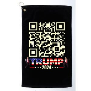 Qr President Trump 4547 Trump Dancing Code Platinum Collection Golf Towel