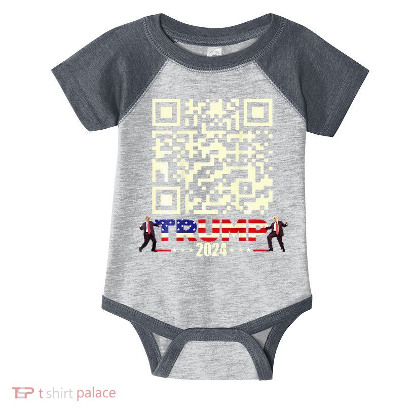 Qr President Trump 4547 Trump Dancing Code Infant Baby Jersey Bodysuit