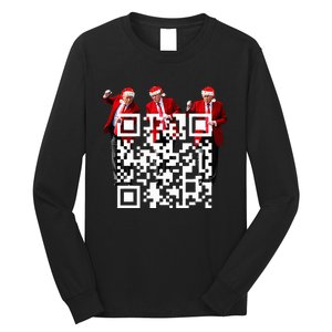 Qr President Trump Dance Code Long Sleeve Shirt