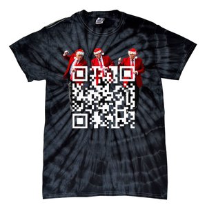 Qr President Trump Dance Code Tie-Dye T-Shirt