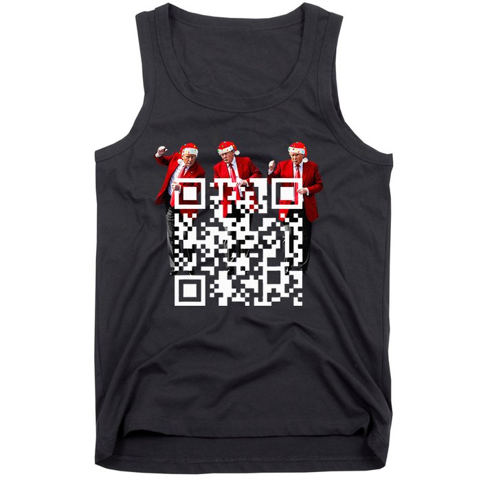 Qr President Trump Dance Code Tank Top