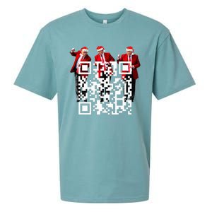 Qr President Trump Dance Code Sueded Cloud Jersey T-Shirt