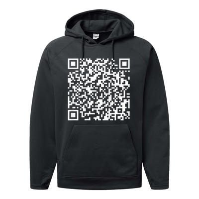 Qr President Trump 4547 Trump Dancing Code Performance Fleece Hoodie