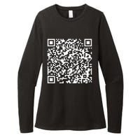 Qr President Trump 4547 Trump Dancing Code Womens CVC Long Sleeve Shirt