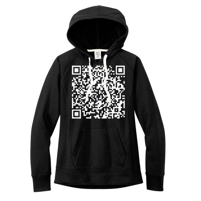 Qr President Trump 4547 Trump Dancing Code Women's Fleece Hoodie