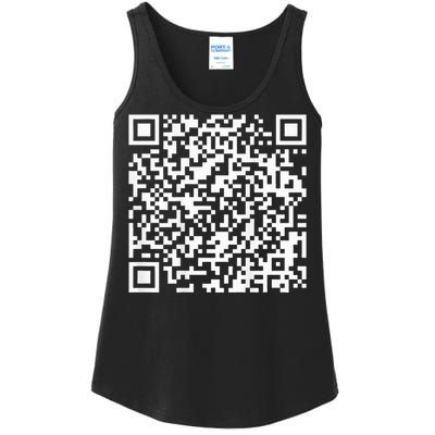 Qr President Trump 4547 Trump Dancing Code Ladies Essential Tank