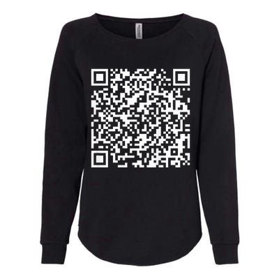 Qr President Trump 4547 Trump Dancing Code Womens California Wash Sweatshirt