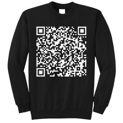 Qr President Trump 4547 Trump Dancing Code Tall Sweatshirt