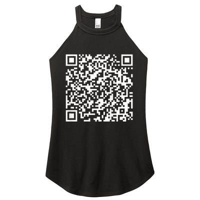 Qr President Trump 4547 Trump Dancing Code Women's Perfect Tri Rocker Tank