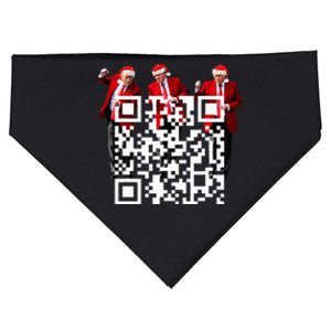 Qr President Trump Dance Code USA-Made Doggie Bandana