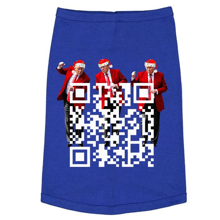 Qr President Trump Dance Code Doggie Tank