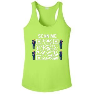 Qr President Trump 4547 Trump Dancing Code Ladies PosiCharge Competitor Racerback Tank