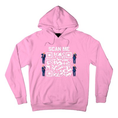 Qr President Trump 4547 Trump Dancing Code Hoodie