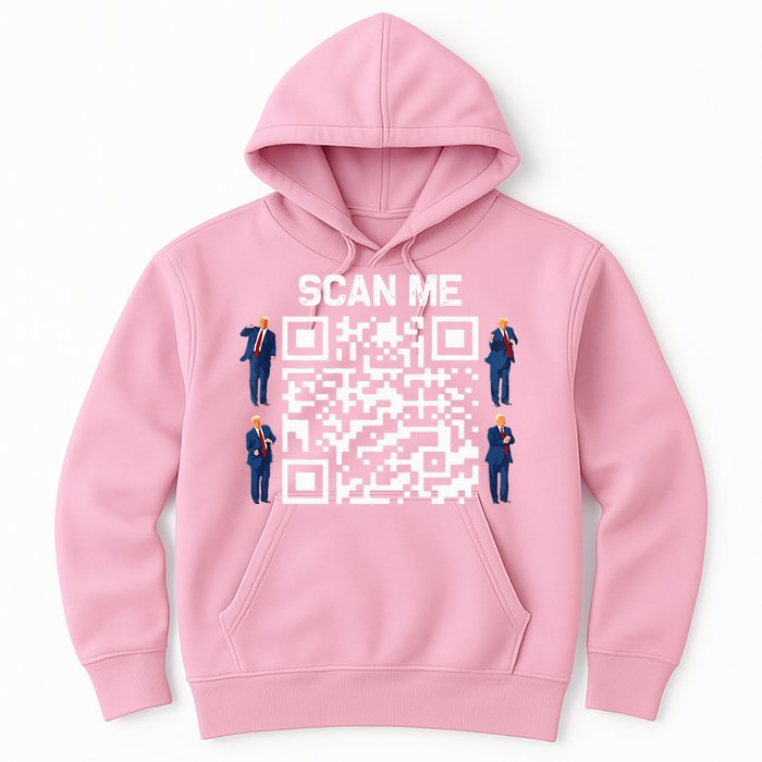 Qr President Trump 4547 Trump Dancing Code Hoodie