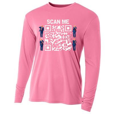 Qr President Trump 4547 Trump Dancing Code Cooling Performance Long Sleeve Crew