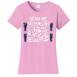 Qr President Trump 4547 Trump Dancing Code Women's T-Shirt