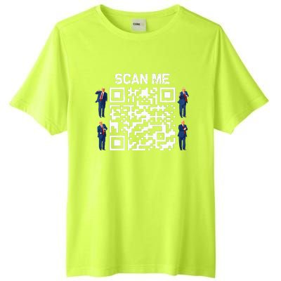 Qr President Trump 4547 Trump Dancing Code Tall Fusion ChromaSoft Performance T-Shirt