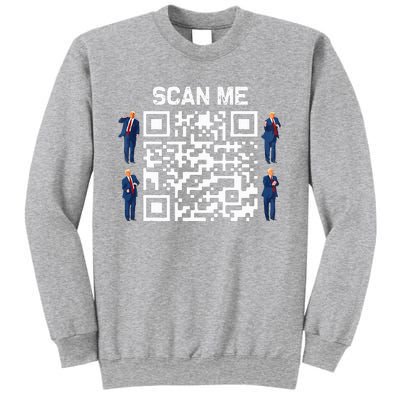 Qr President Trump 4547 Trump Dancing Code Sweatshirt