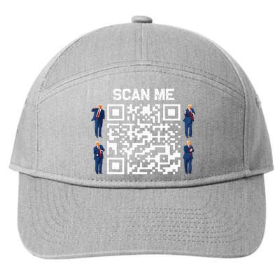 Qr President Trump 4547 Trump Dancing Code 7-Panel Snapback Hat