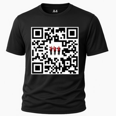 Qr President Trump 4547 Trump Dancing Code Cooling Performance Crew T-Shirt