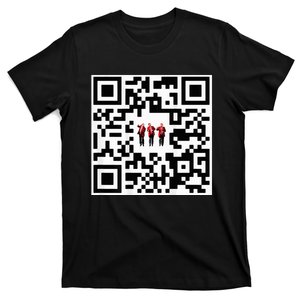 Qr President Trump 4547 Trump Dancing Code T-Shirt