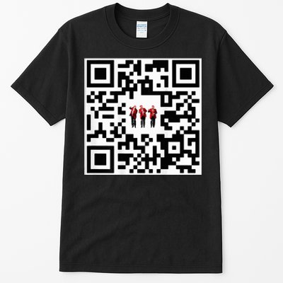 Qr President Trump 4547 Trump Dancing Code Tall T-Shirt