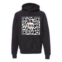 Qr President Trump 4547 Trump Dancing Code Premium Hoodie