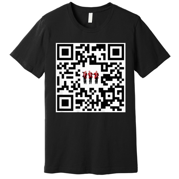 Qr President Trump 4547 Trump Dancing Code Premium T-Shirt