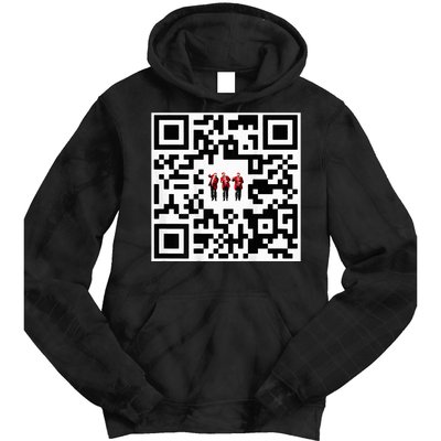 Qr President Trump 4547 Trump Dancing Code Tie Dye Hoodie