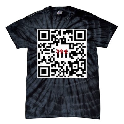 Qr President Trump 4547 Trump Dancing Code Tie-Dye T-Shirt