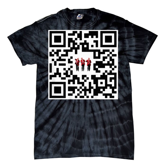 Qr President Trump 4547 Trump Dancing Code Tie-Dye T-Shirt