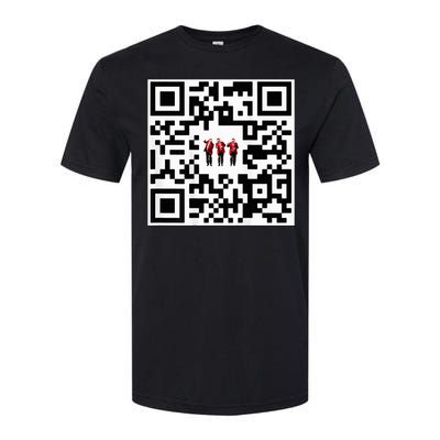 Qr President Trump 4547 Trump Dancing Code Softstyle CVC T-Shirt