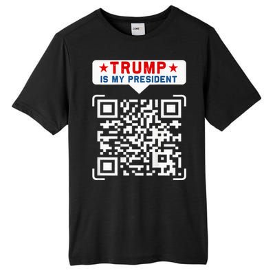 Qr President Trump 4547 Tall Fusion ChromaSoft Performance T-Shirt