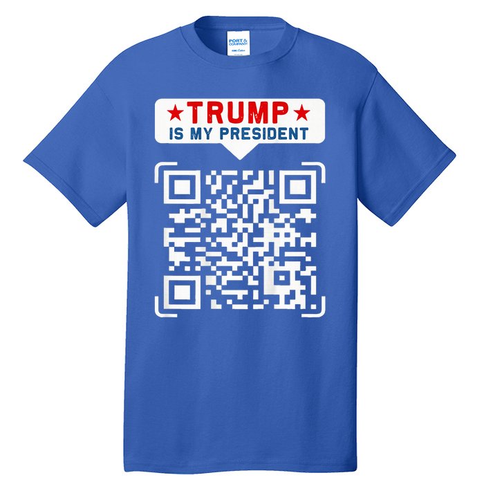 Qr President Trump 4547 Tall T-Shirt