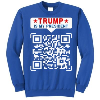 Qr President Trump 4547 Tall Sweatshirt