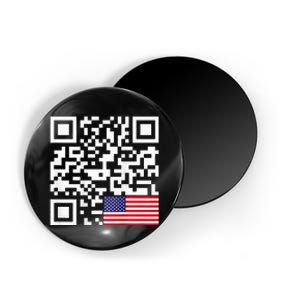 Qr President Trump 4547 Trump Dancing Us Flag Magnet