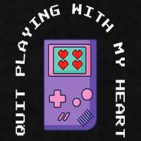 Quit Playing With My Heart Retro Video Game Ladies PosiCharge Tri-Blend Wicking Tank