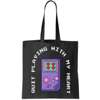 Quit Playing With My Heart Retro Video Game Bag