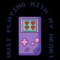 Quit Playing With My Heart Retro Video Game 16oz Travel Tumbler