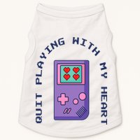Quit Playing With My Heart Retro Video Game Doggie Tank