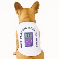 Quit Playing With My Heart Retro Video Game Doggie Tank