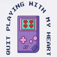 Quit Playing With My Heart Retro Video Game Cooling Performance Crew T-Shirt