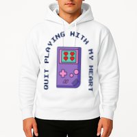 Quit Playing With My Heart Retro Video Game Hoodie